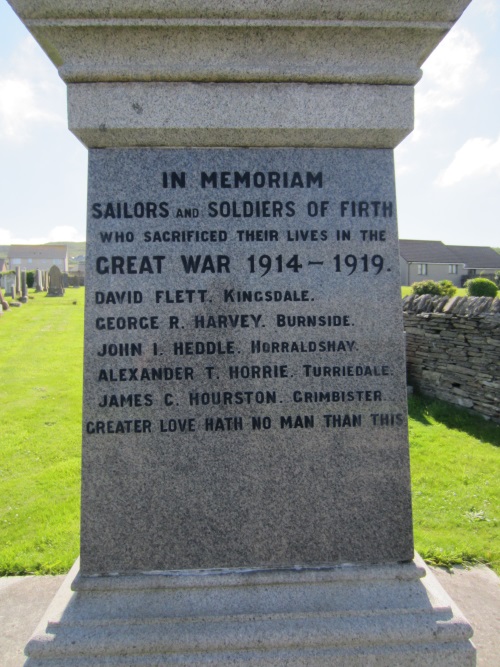 War Memorial Finstown #5