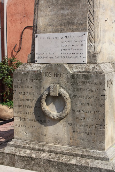 Oorlogsmonument Biot #2