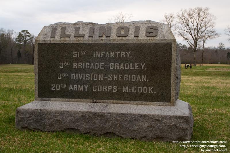 Monument 51st Illinois Infantry Regiment