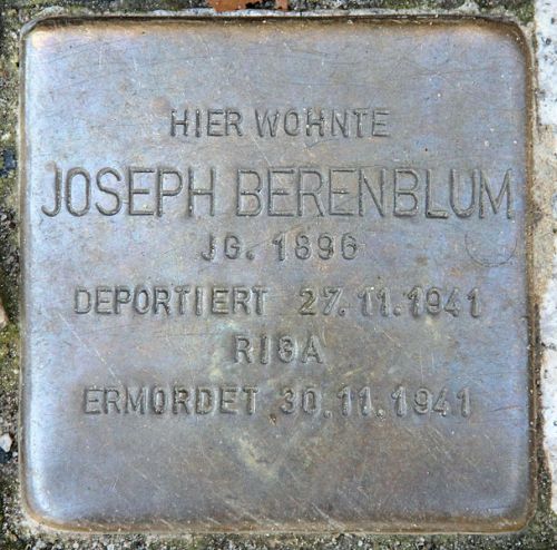 Stolpersteine Knobelsdorffstrae 33 #5