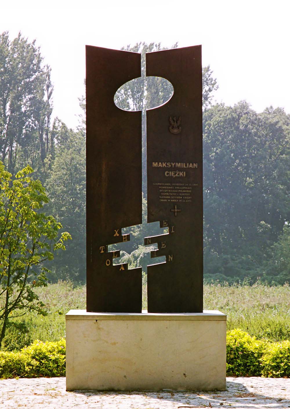 Memorial Lieutenant Colonel Maksymilian Ciezki