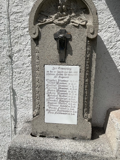 War Memorial Saint Sigmund im Sellrain #4