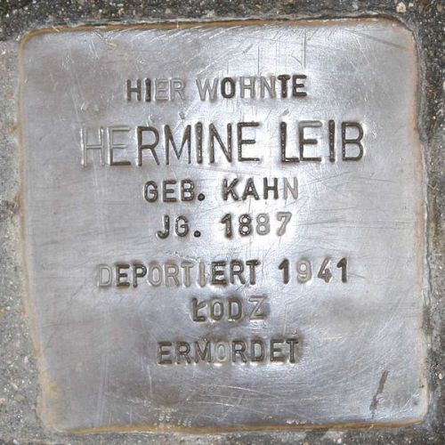 Stolperstein Dickmannstrae 25 #1