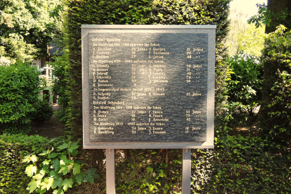 Memorial War Victims Braunsrath #2