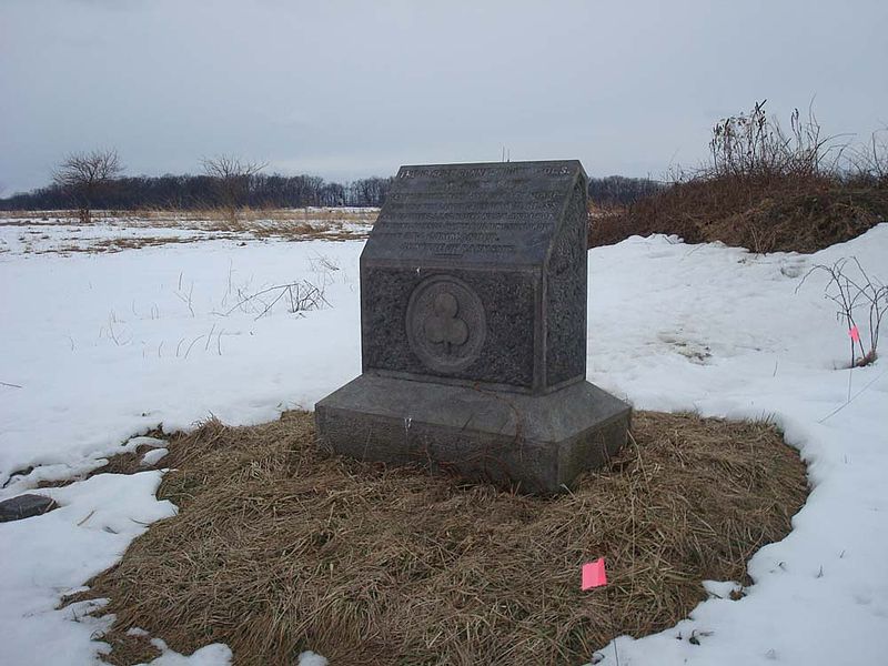 Locatie-aanduiding 14th Connecticut Infantry