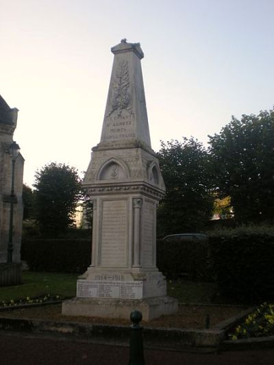 Oorlogsmonument Agnetz #1
