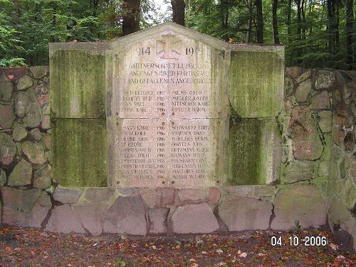 War Memorial Gärtnerschaft Lübeck #1