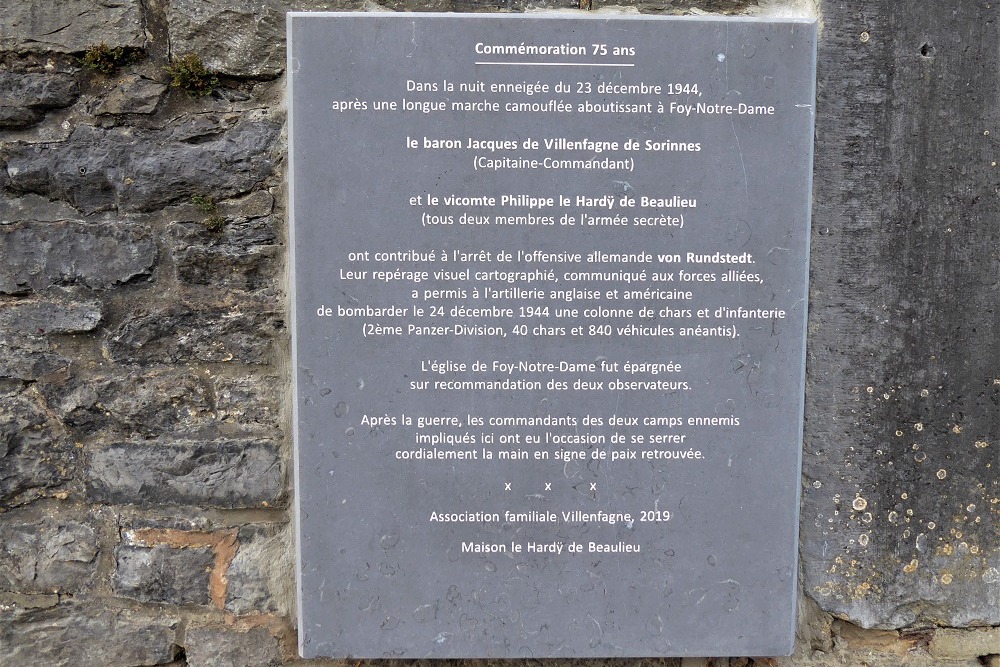Memorials Foy-Notre-Dame #2
