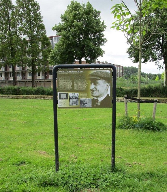 Information Panel Resistance Fighter Hendrik Lodewijk van Roijen #2