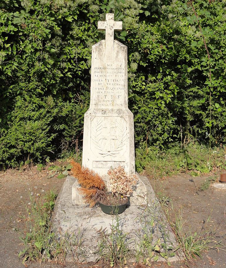 Memorial Execution 10 August 1944