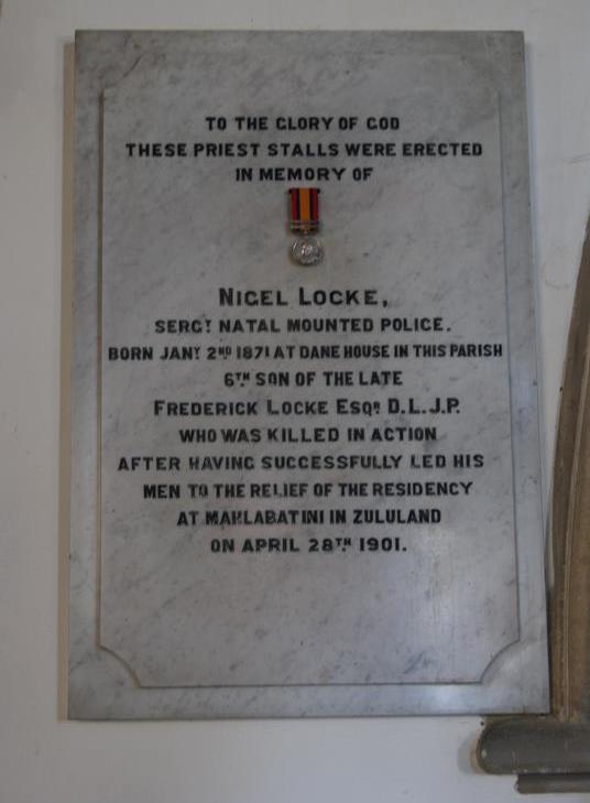Gedenkteken Sergt. Nigel Locke