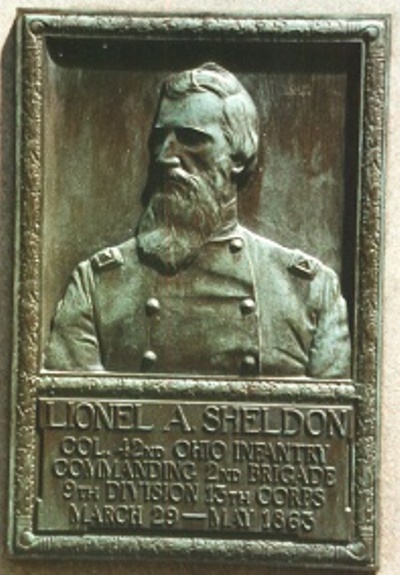 Gedenkteken Colonel Lionel A. Sheldon (Union) #1