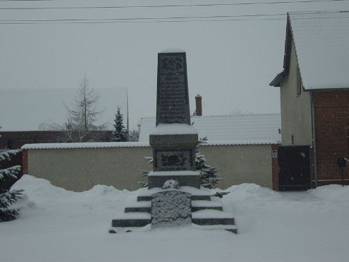 Oorlogsmonument Brenitz bei Sonnewalde