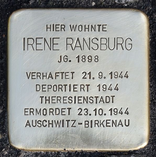 Stumbling Stone Leonhardstraße 130