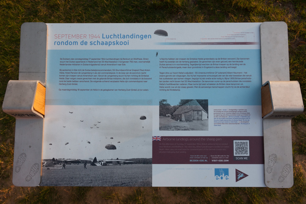 Informatiebord Luchtlandingen rondom de Schaapskooi #2