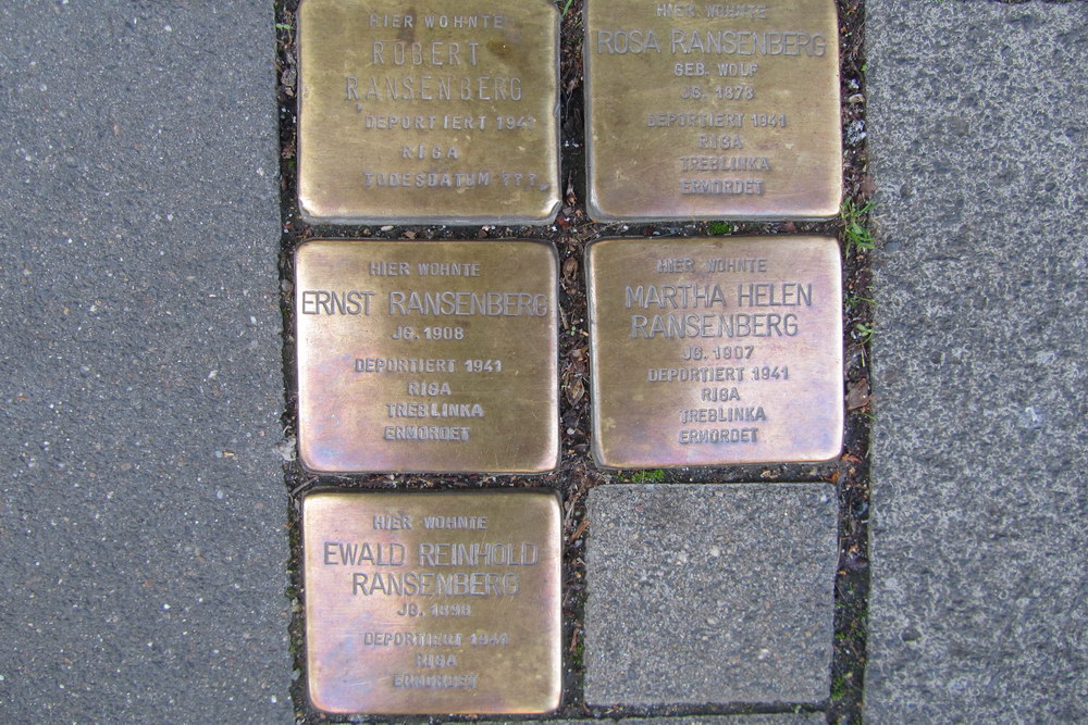 Stumbling Stones Eifelstraße 6