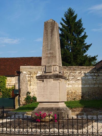 Oorlogsmonument Paroy-sur-Tholon