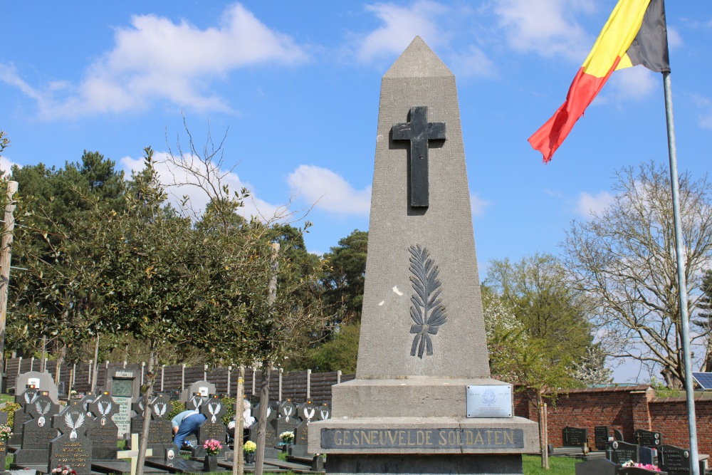 Oorlogsmonument Begraafplaats Testelt #4