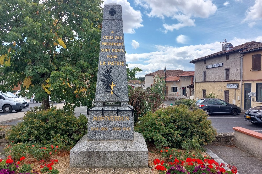 Oorlogsmonument Montverdun #3