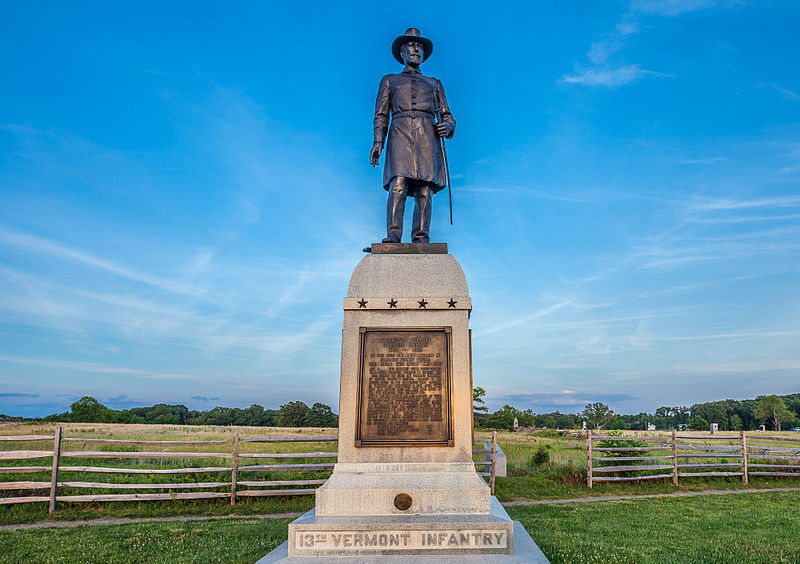 13th Vermont Volunteer Infantry Regiment Monument #1