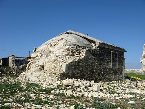 Remains Camouflaged Italian Casemate 