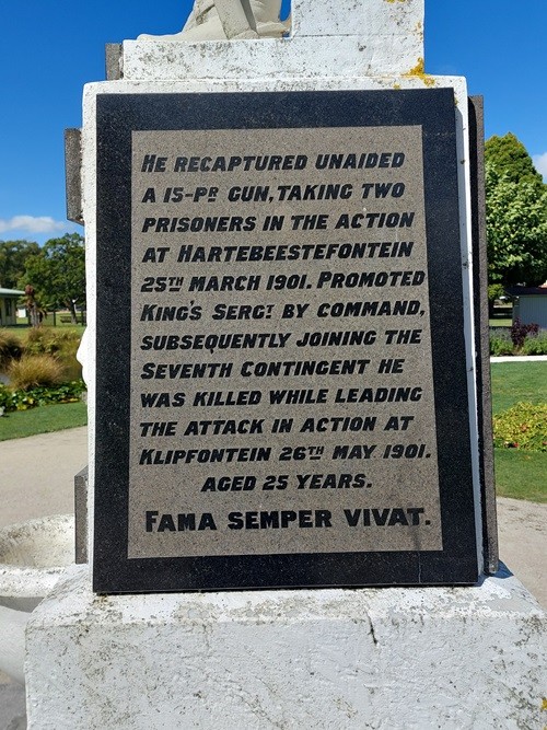 Monument King’s Sergeant Fred W. Wylie #3