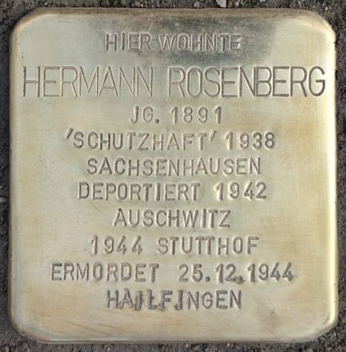 Stolperstein Hafenstrae 10 #1