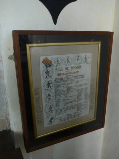 Roll of Honour St. Margaret Church