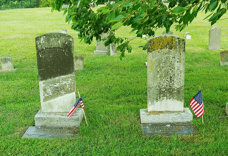 Graves of Henry Harmon and Jacob Harmon