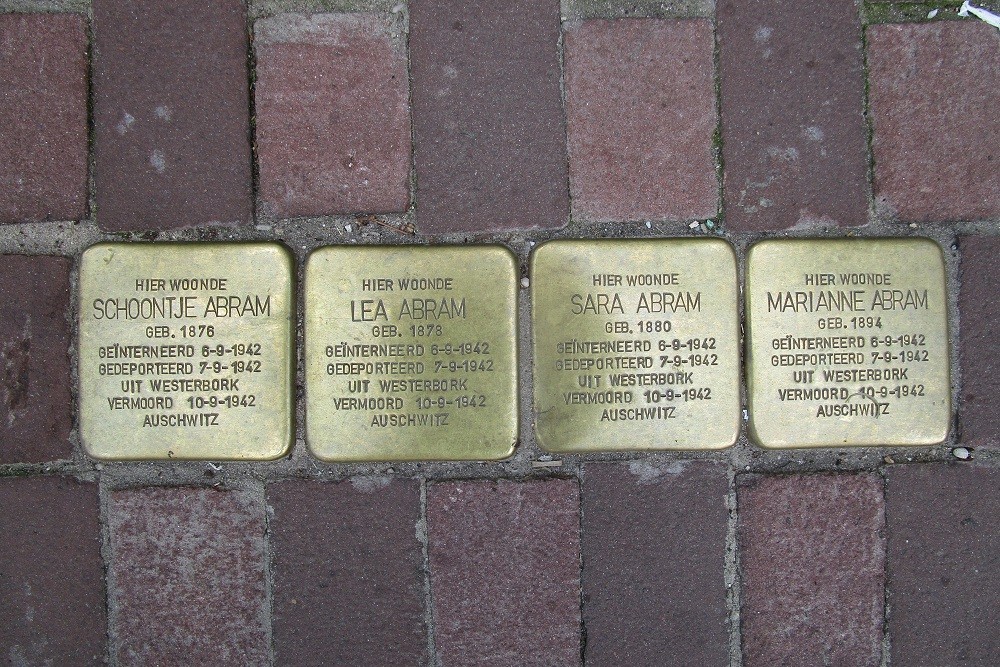 Stumbling Stones Nieuwe Amstelstraat former 31