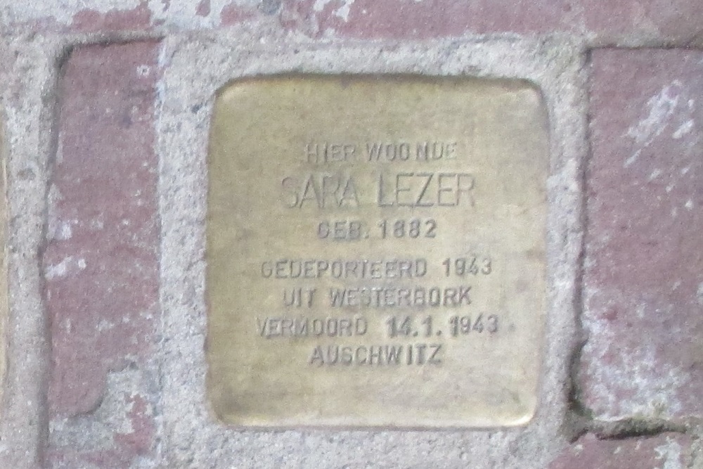 Stolpersteine Rolderstraat 14 #4