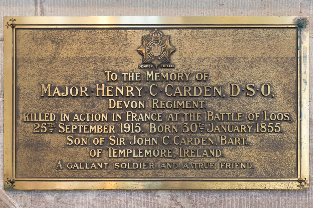 Memorials World War One Hereford Cathedral #3