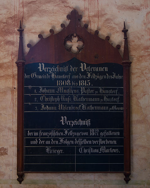 War Memorial Hanstorf #2