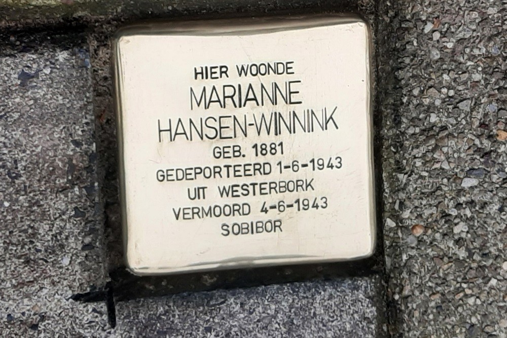 Stolperstein Pres. Steijnstraat 91rd