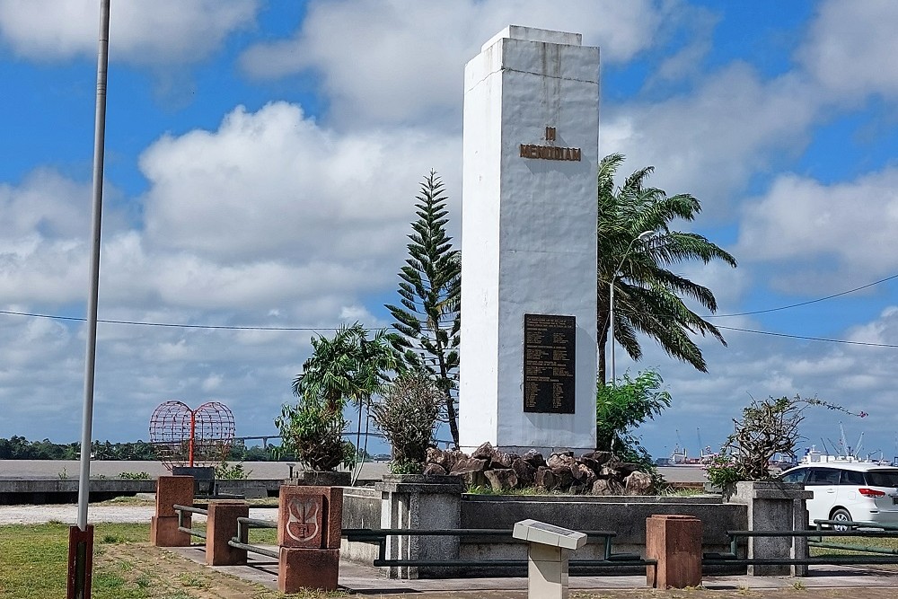 Monument Tweede Wereldoorlog Suriname