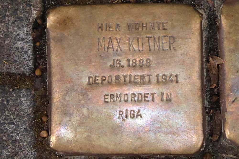 Stolpersteine Kanalstrae 35 #2