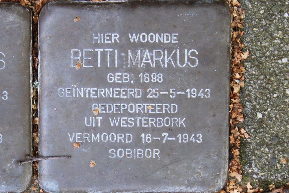 Stolpersteine Gerrit van Heemskerklaan 24 #4