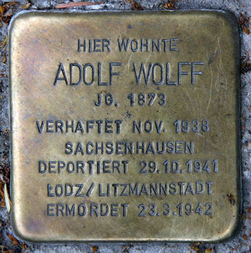 Stolpersteine Kaiser-Friedrich-Strae 17a