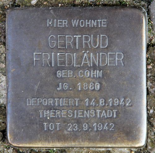 Stolpersteine Cranachstrae 58 #1