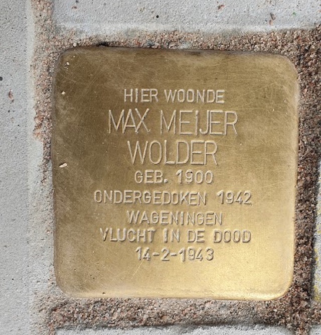 Stolpersteine Waalstraat 77 #2