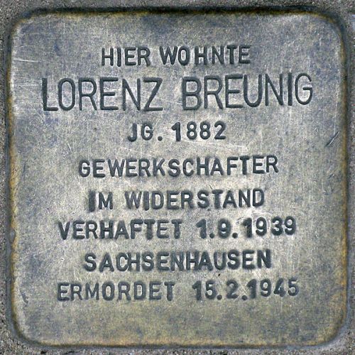 Stolperstein Miltenberger Weg 9 #1