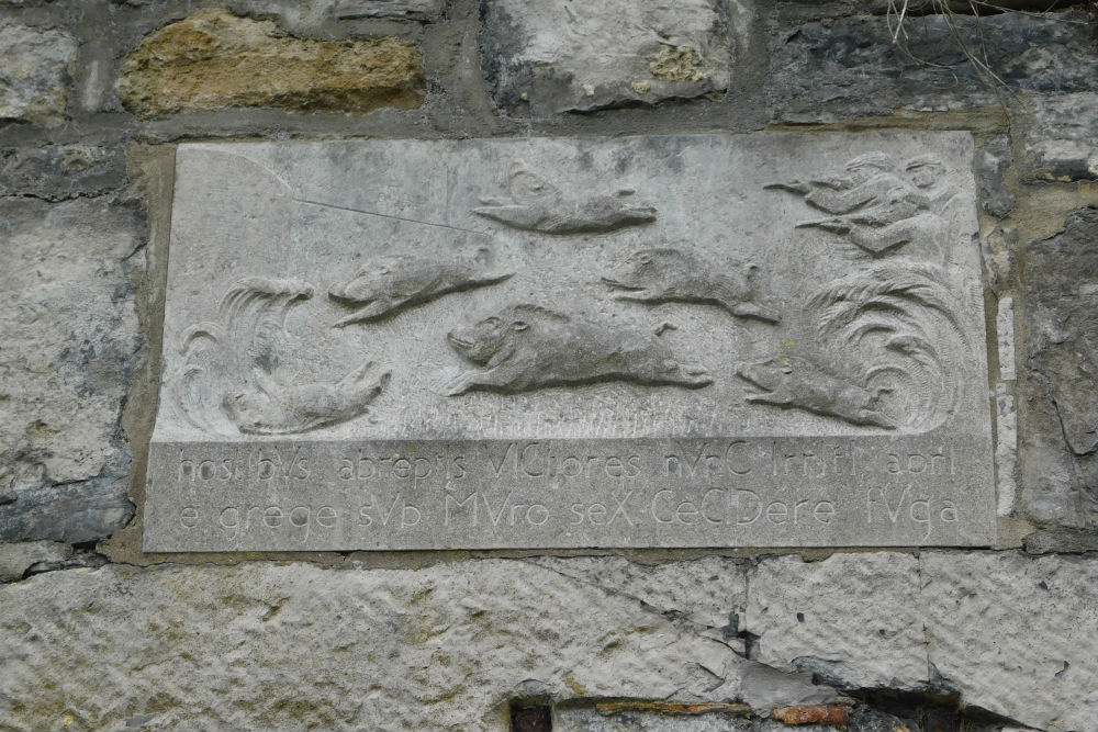 Monument in Stadswal Maastricht