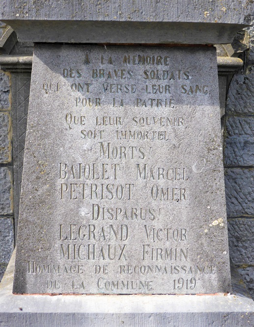 Oorlogsmonument Bailivre #2