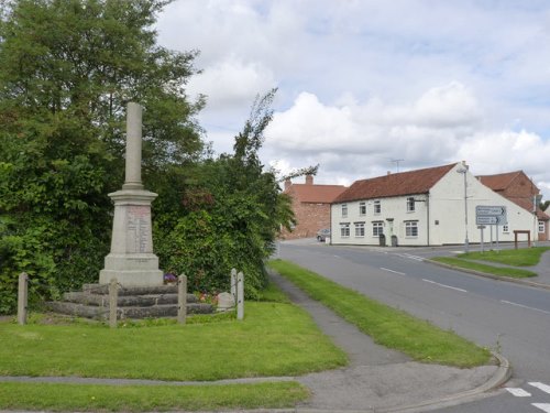 Oorlogsmonument East Markham