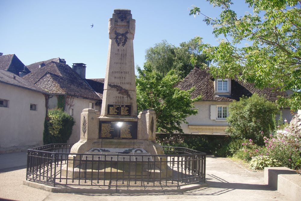 Oorlogsmonument Argentat