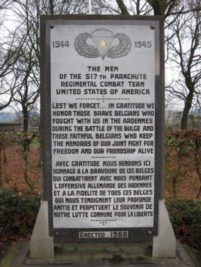 Memorial 517th Parachute RegimentWanne #3