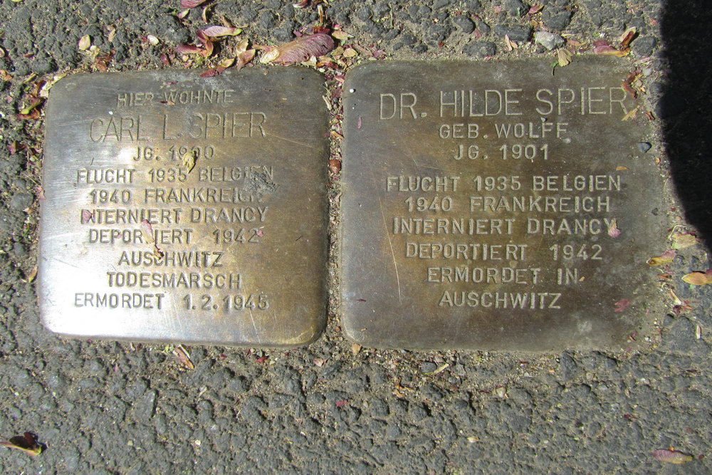 Stolpersteine Gleueler Strae 163