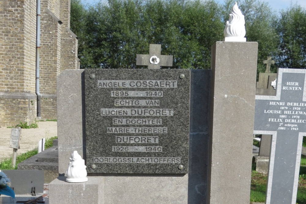 Belgische Oorlogsgraven Kerkhof Bulskamp #2