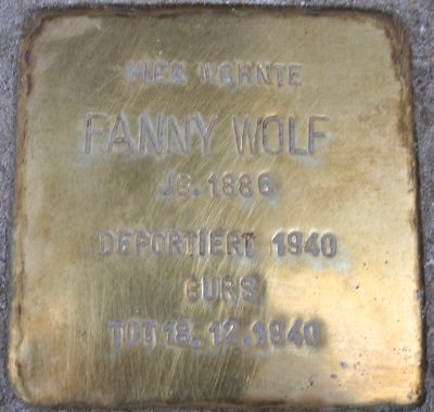 Stolpersteine Jgerstrae 3 #3