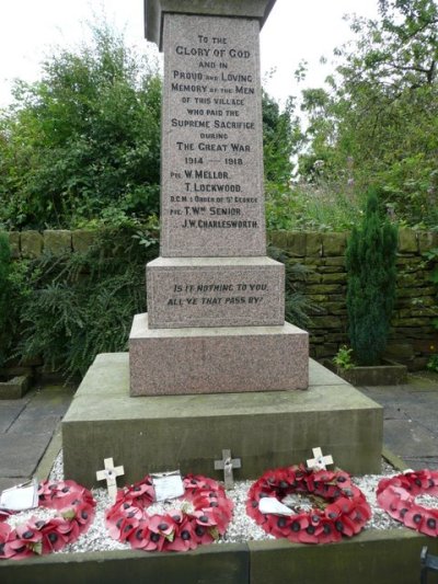 War Memorial Hoylandswaine